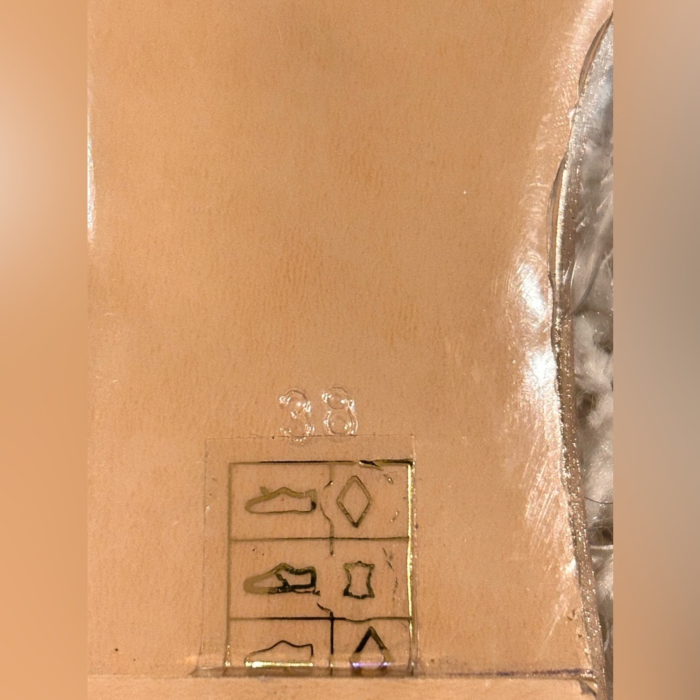 Sofia Baldi Gold Transparent Women's Flat Sandals - image 7